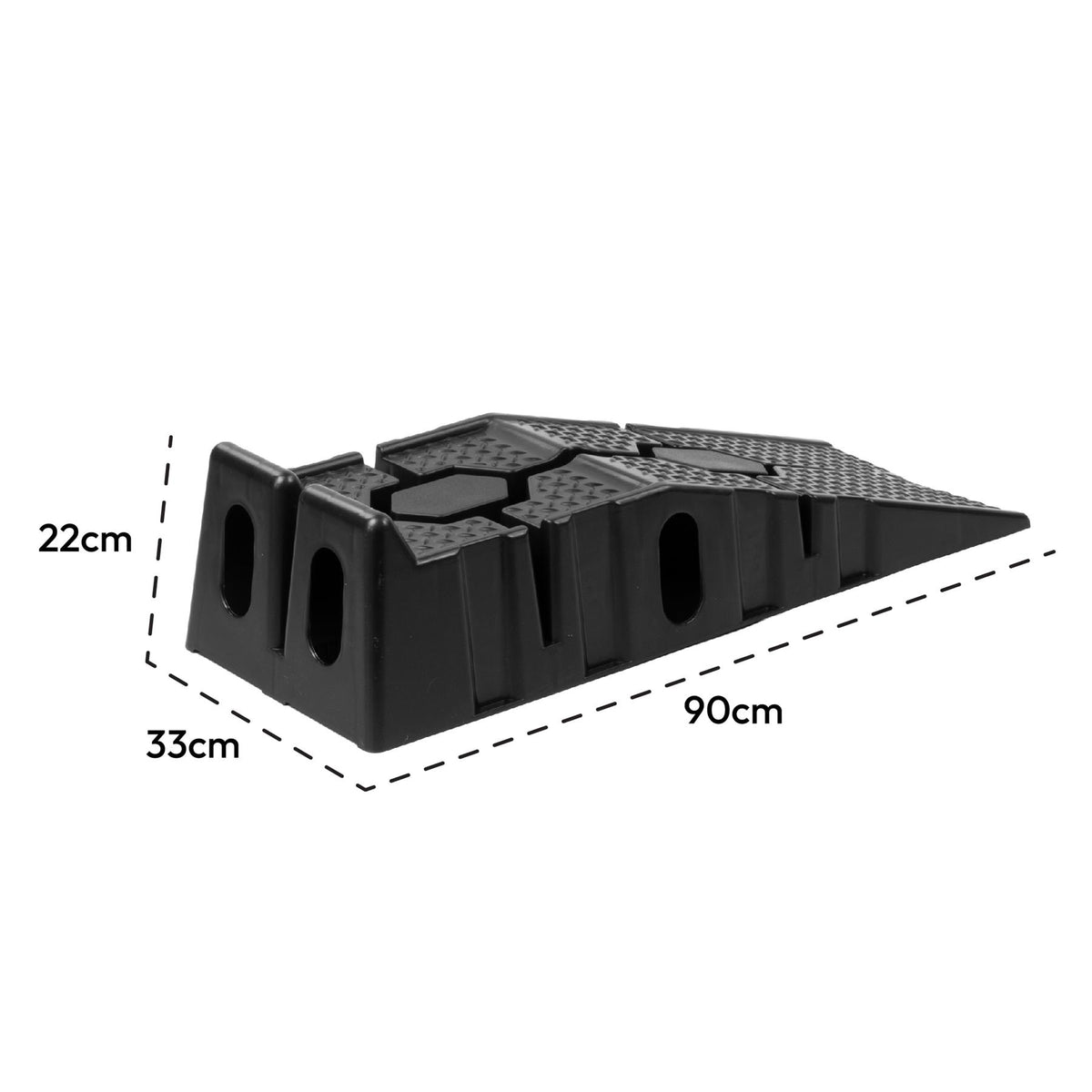 KCT 2 Pack Plastic Car Lifting Ramp