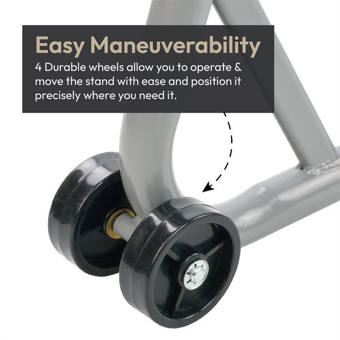 KCT Motorbike Rear Paddock Stand Spool Cradle