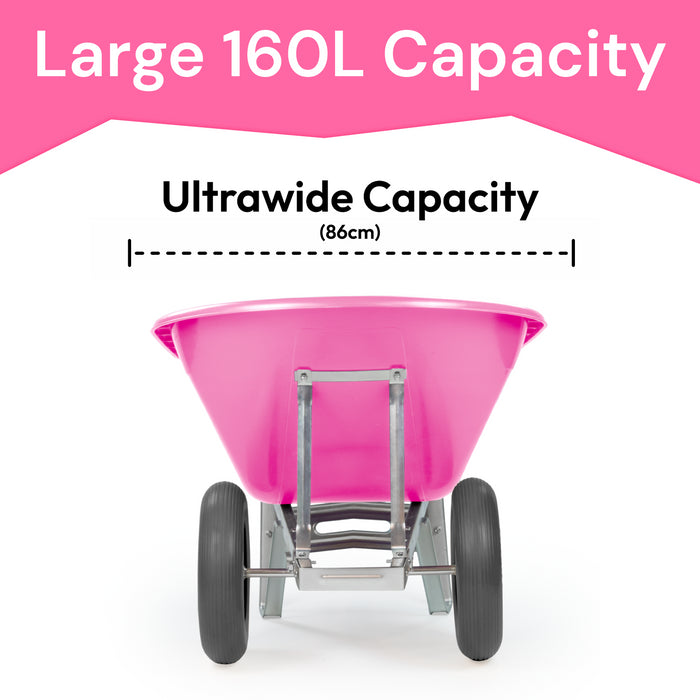 KCT 160L XL Twin Wheelbarrow