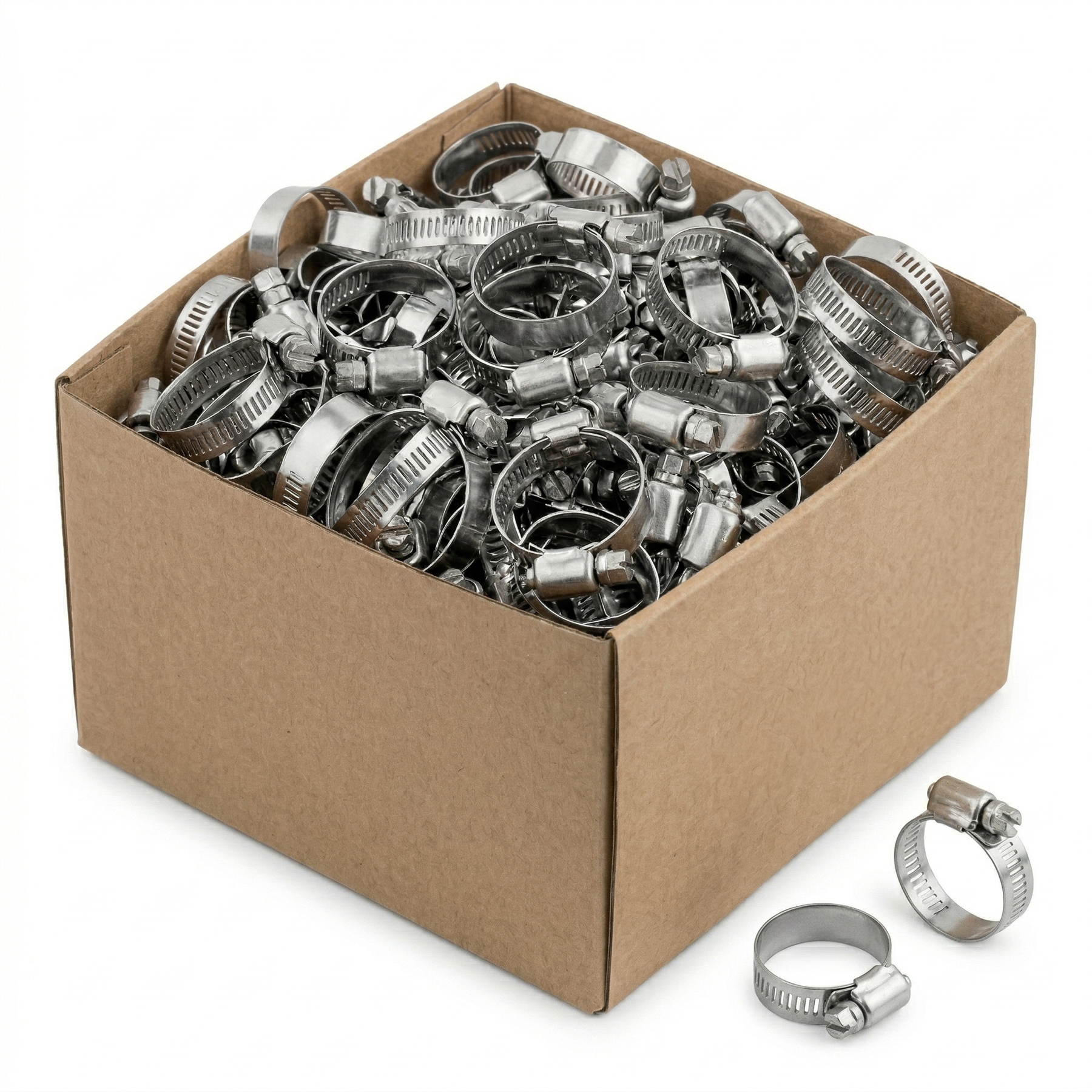 KCT Stainless Steel Hose Pipe Clip Tube Clamps for All types of Hose - Bulk Trade Pack