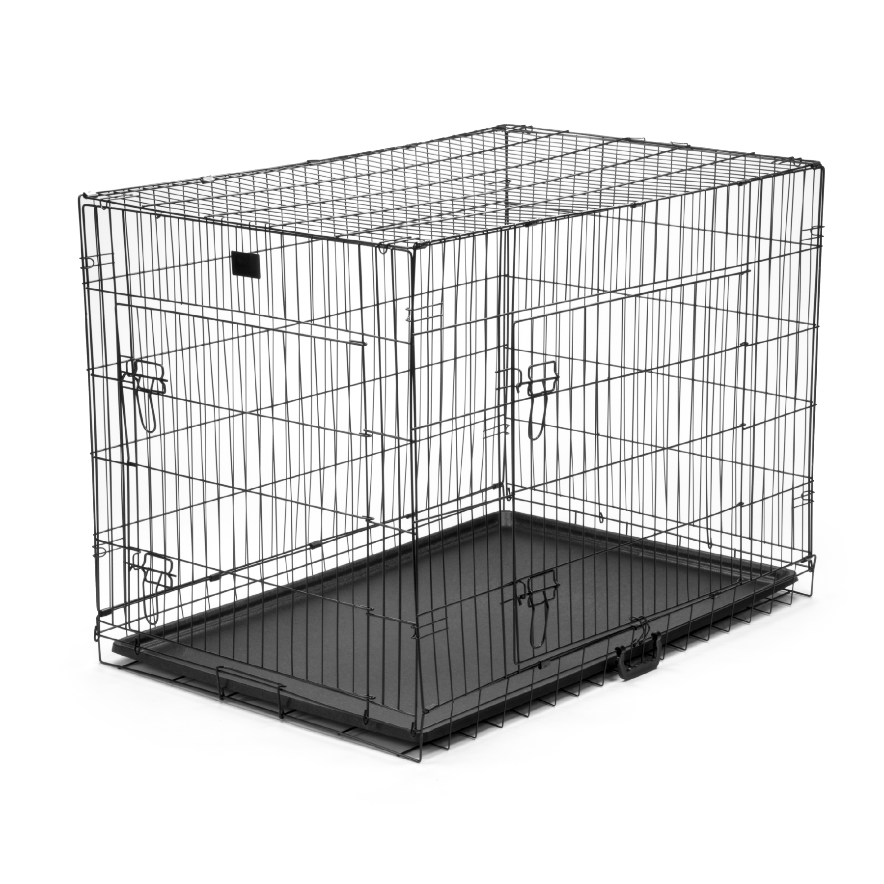 KCT Folding Pet Crates with Plastic Tray