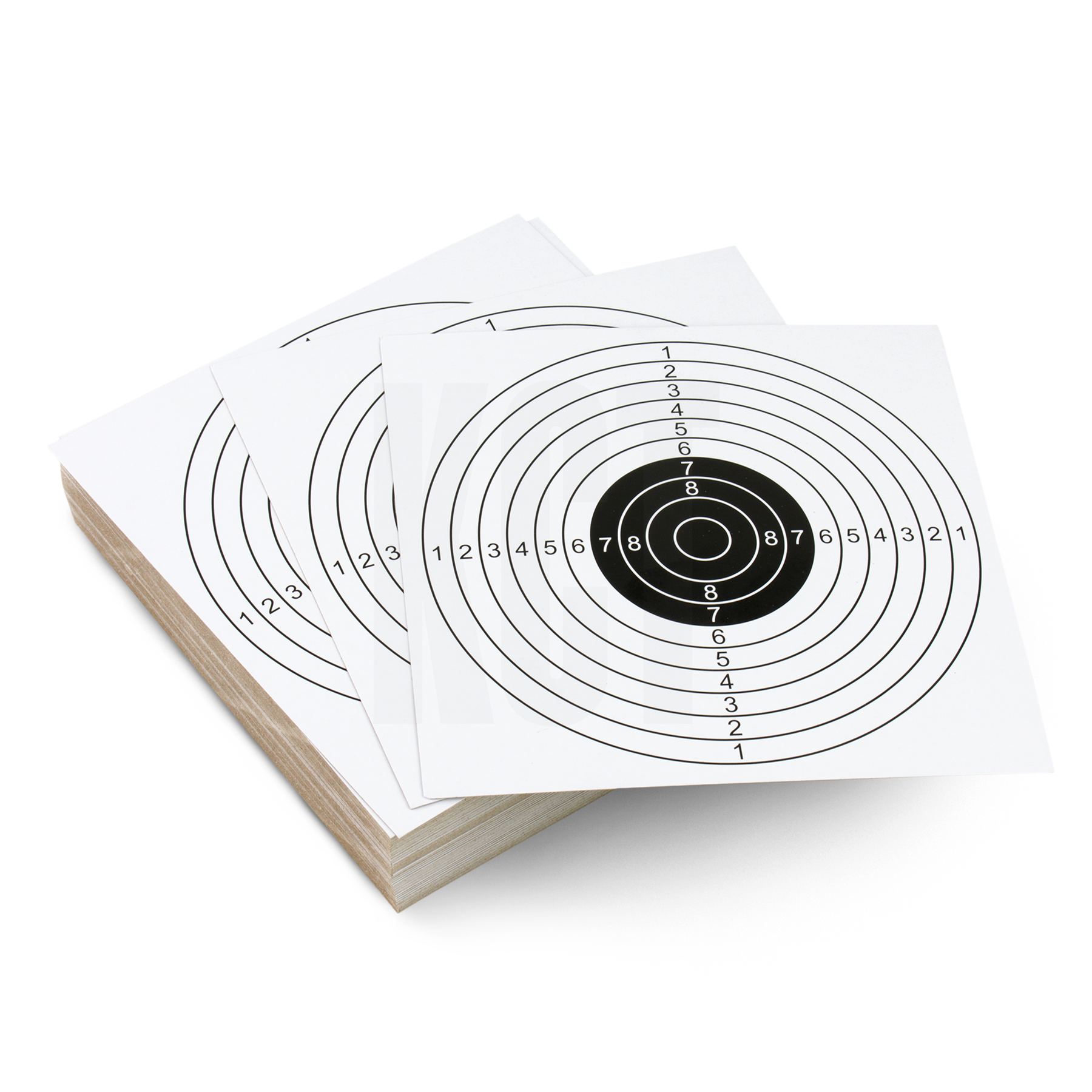 KCT 100/500/1000 x 14cm Shooting Target Card