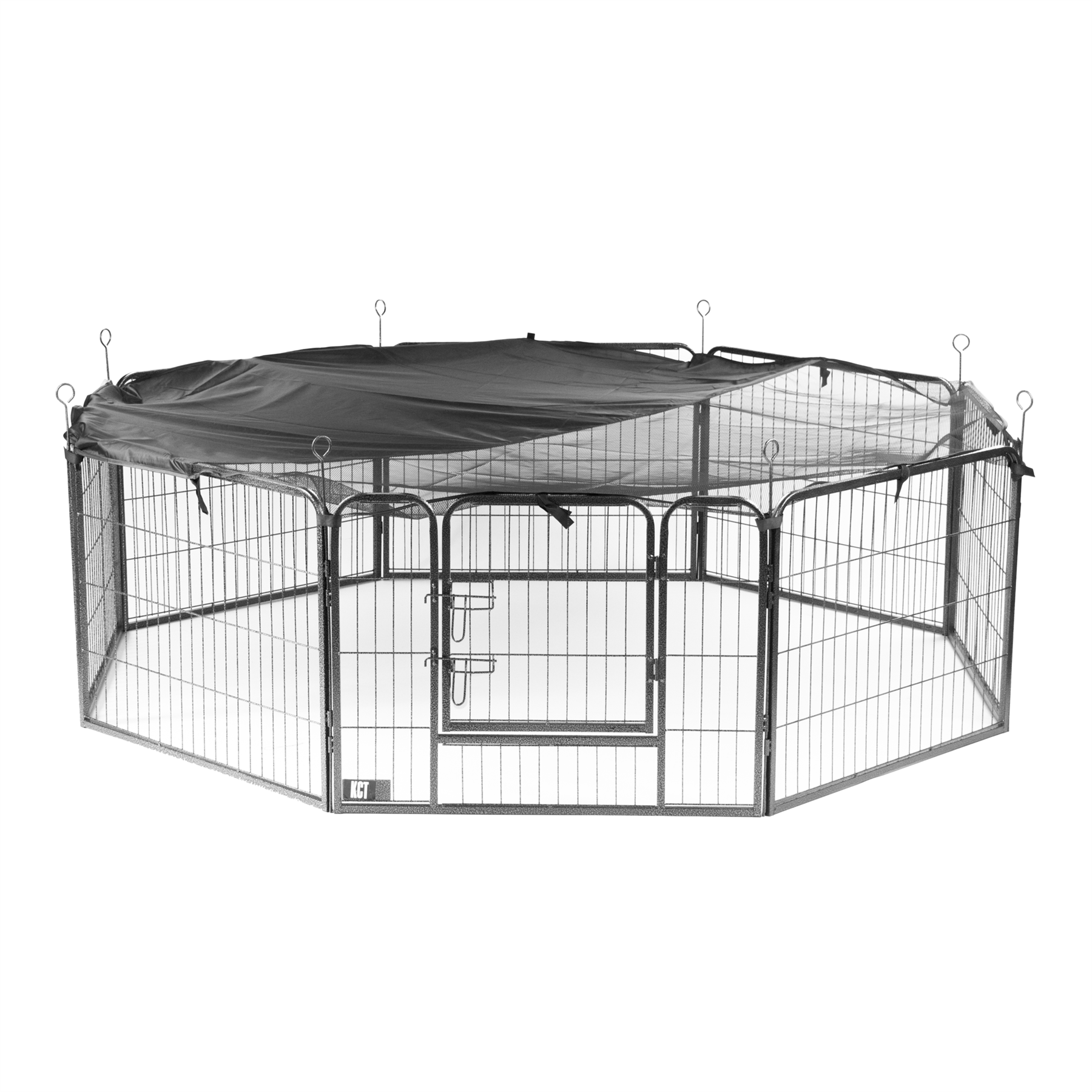 KCT 8 Side Heavy Duty Pet Play Pens Run with Optional Base / Cover