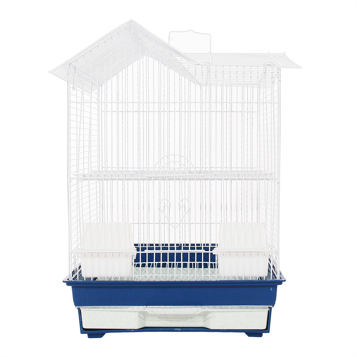 KCT Santiago Plus Exotic Portable Bird Small Cage  - Blue