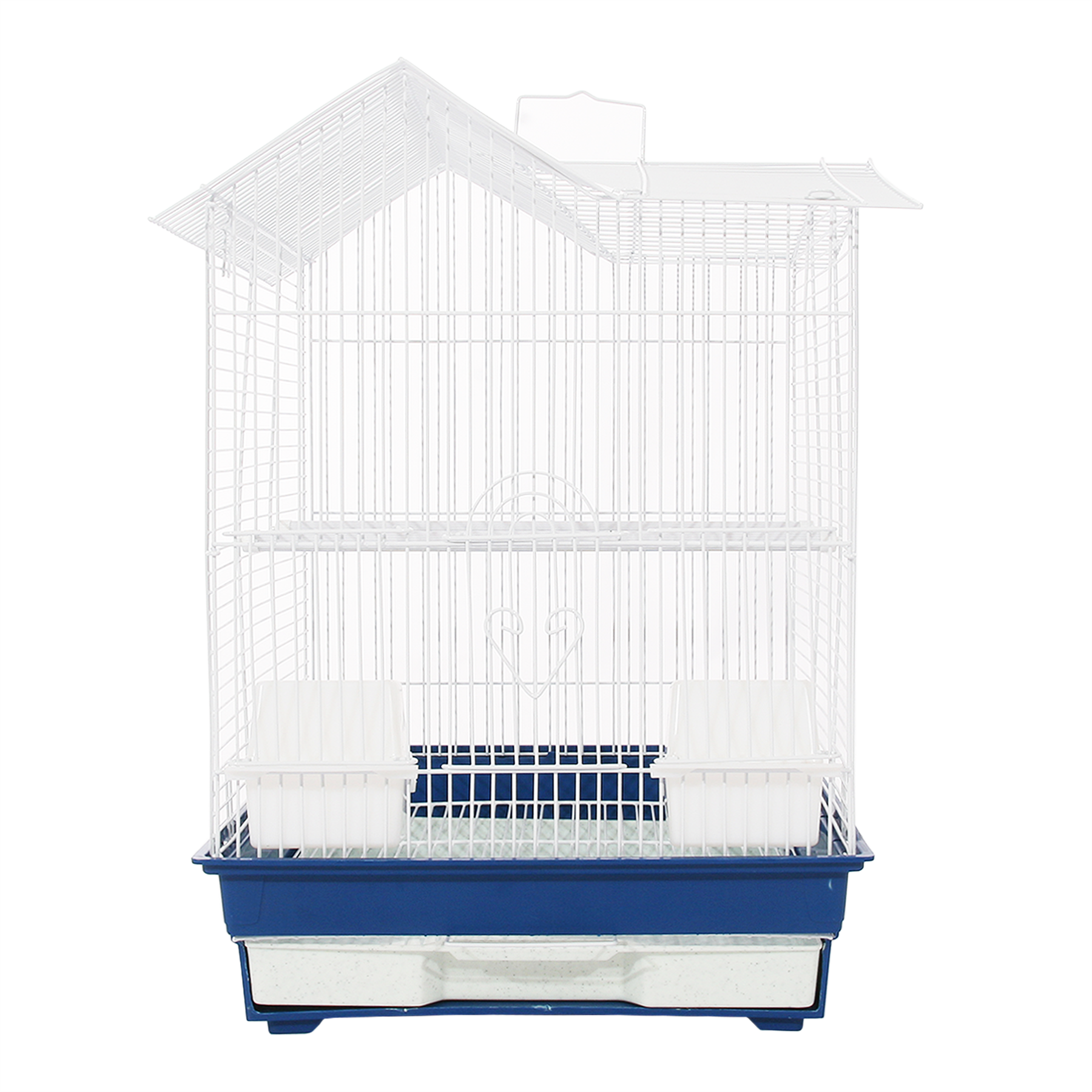 KCT Santiago Plus Exotic Portable Bird Small Cage  - Blue