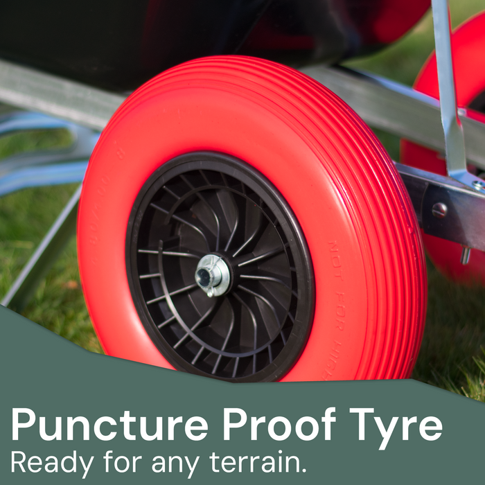 KCT 200L XL Heavy Duty Twin Wheelbarrow