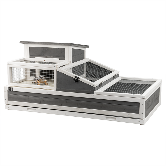 KCT Wooden Tortoise House and Run