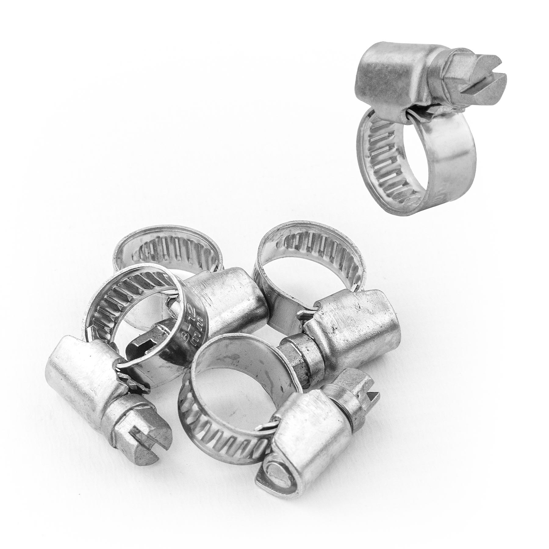 KCT Stainless Steel Hose Pipe Clip Tube Clamps for All types of Hose