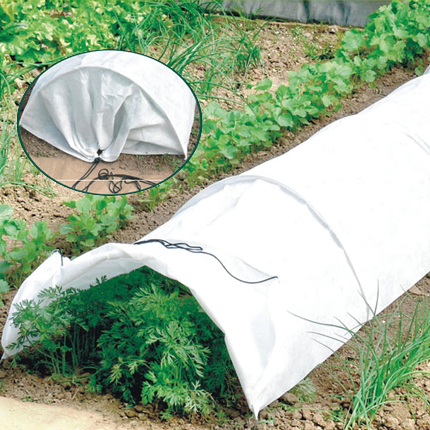 KCT 4 Pack Fleece Garden Net Cloche Grow Tunnel