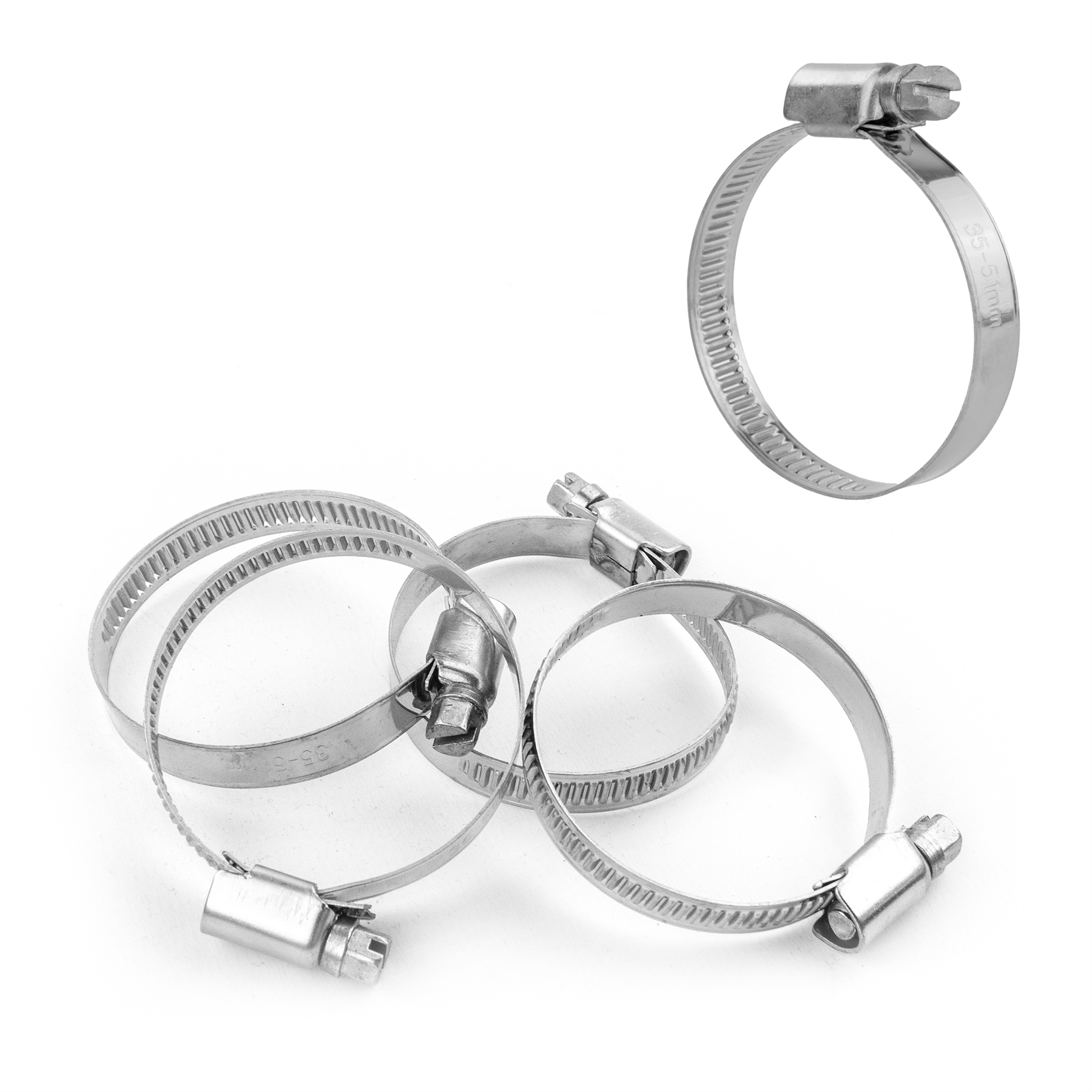 KCT Stainless Steel Hose Pipe Clip Tube Clamps for All types of Hose