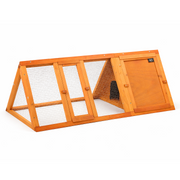 KCT Wooden Apex Roof Rabbit Pet Run