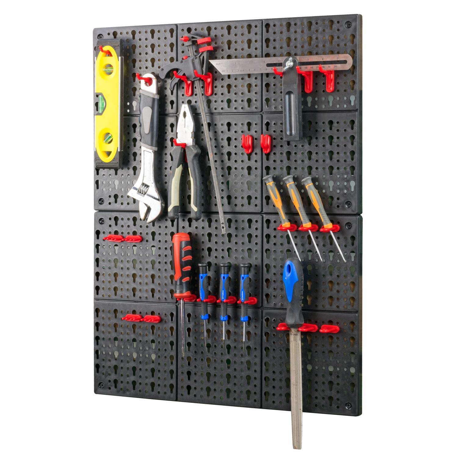 KCT 3pcs Wall Mount Storage Organiser - 2 Pack