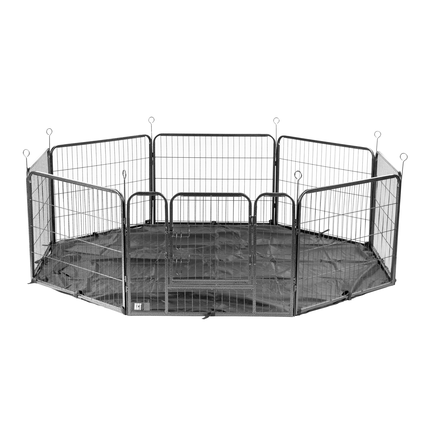 KCT 8 Side Heavy Duty Pet Play Pens Run with Optional Base / Cover