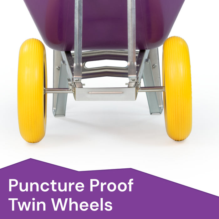 KCT 160L XL Twin Wheelbarrow