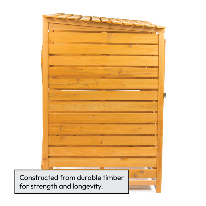 KCT Triple Wheelie Bin Storage Shed