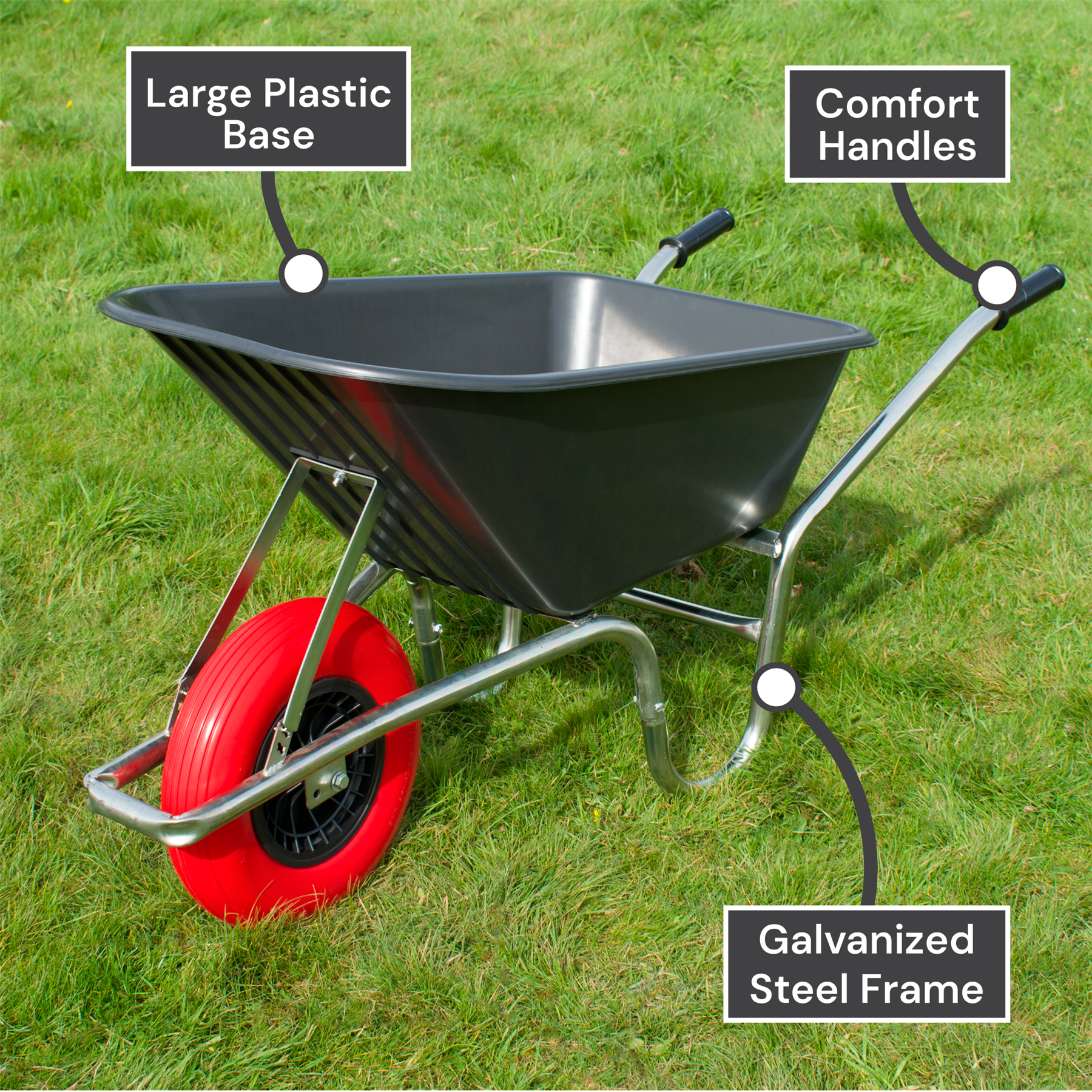 KCT 110L Heavy Duty Garden Wheelbarrows