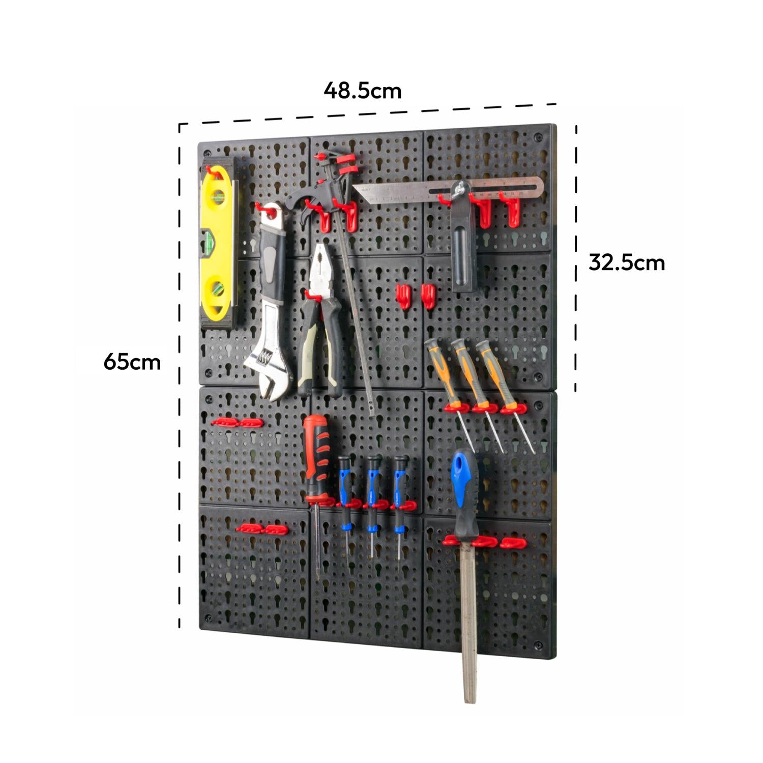 KCT 3pcs Wall Mount Storage Organiser - 2 Pack
