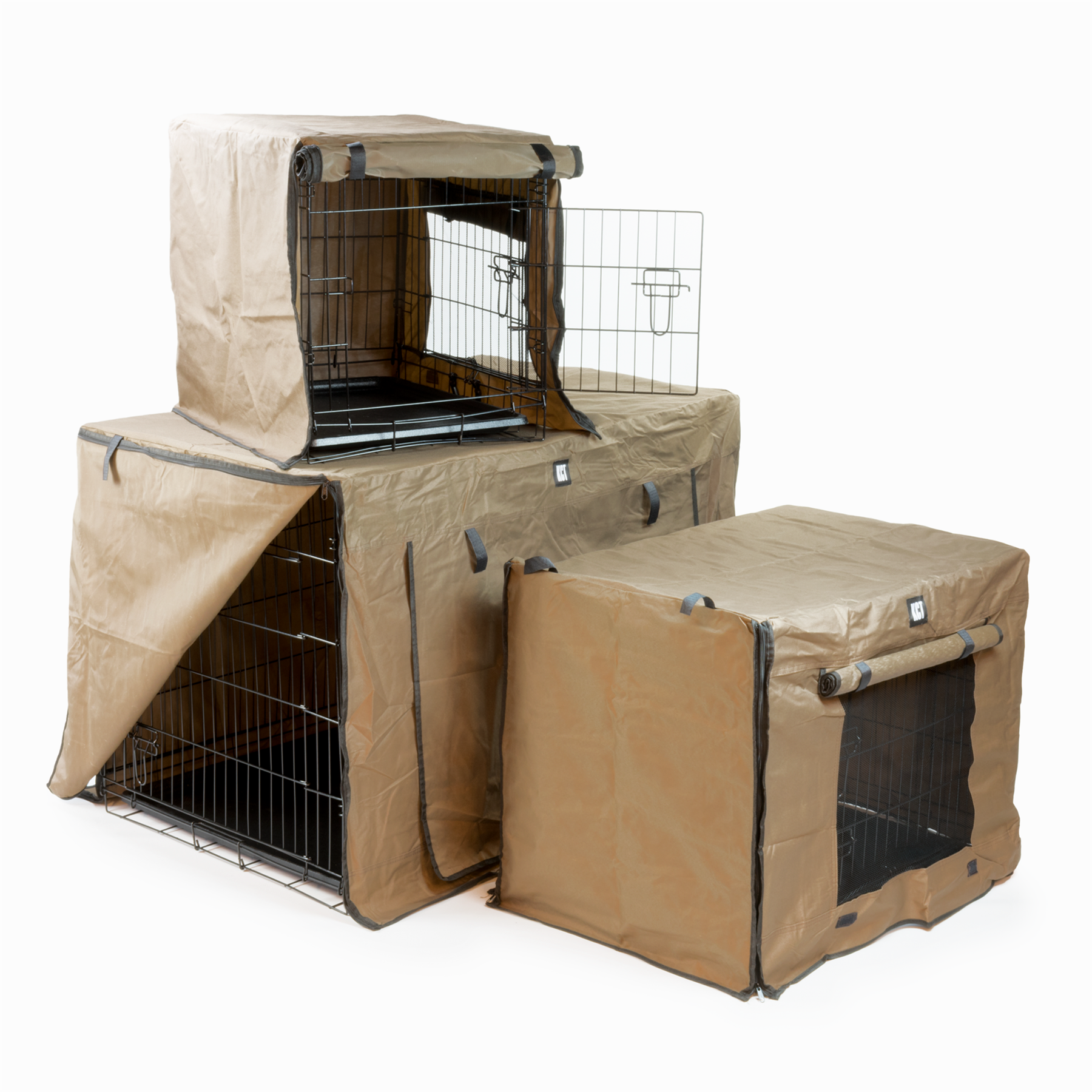 KCT Universal Pet Crate Fabric Covers - 26-49 Inch
