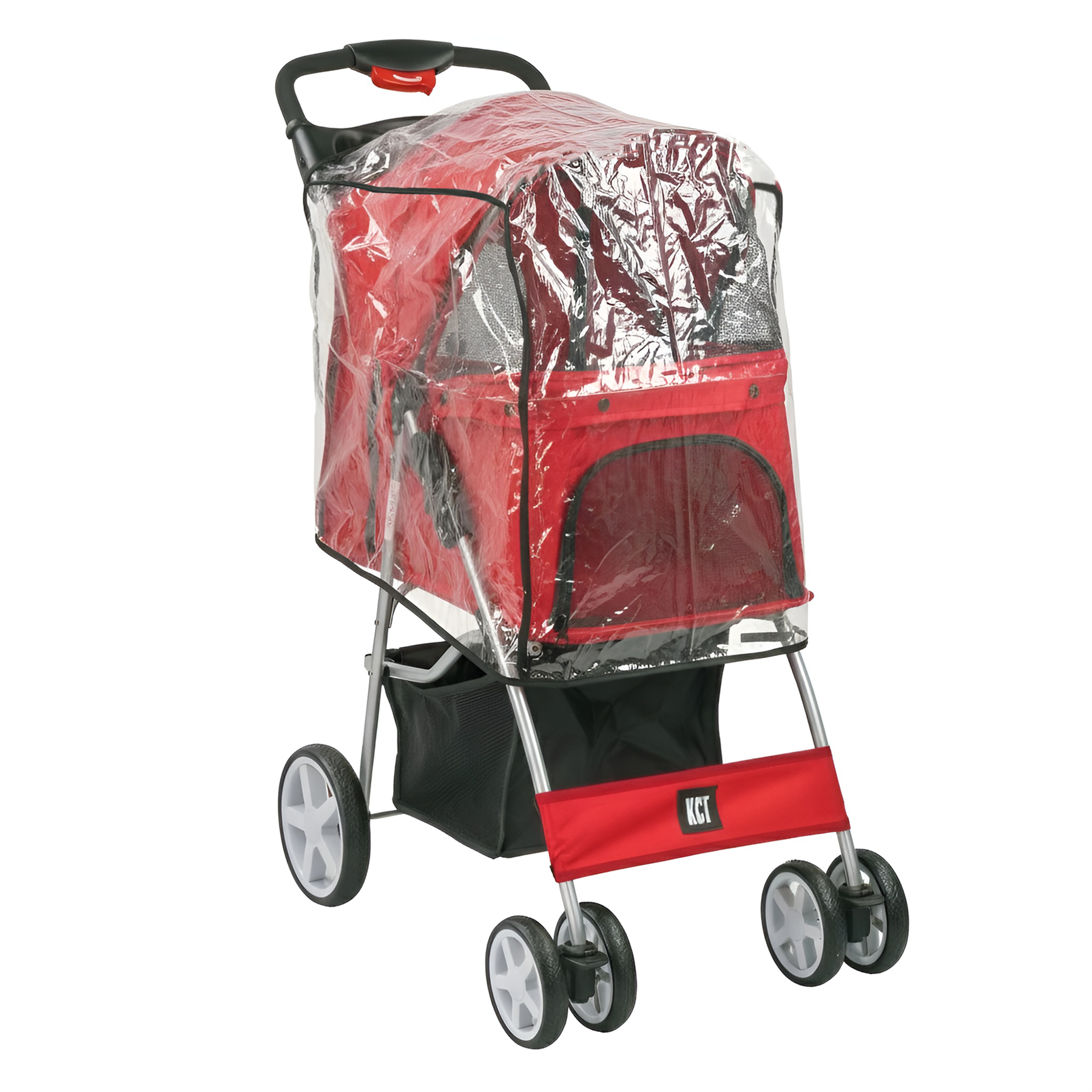KCT Hooded Pet Stroller with Storage