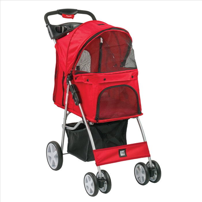KCT Hooded Pet Stroller with Storage