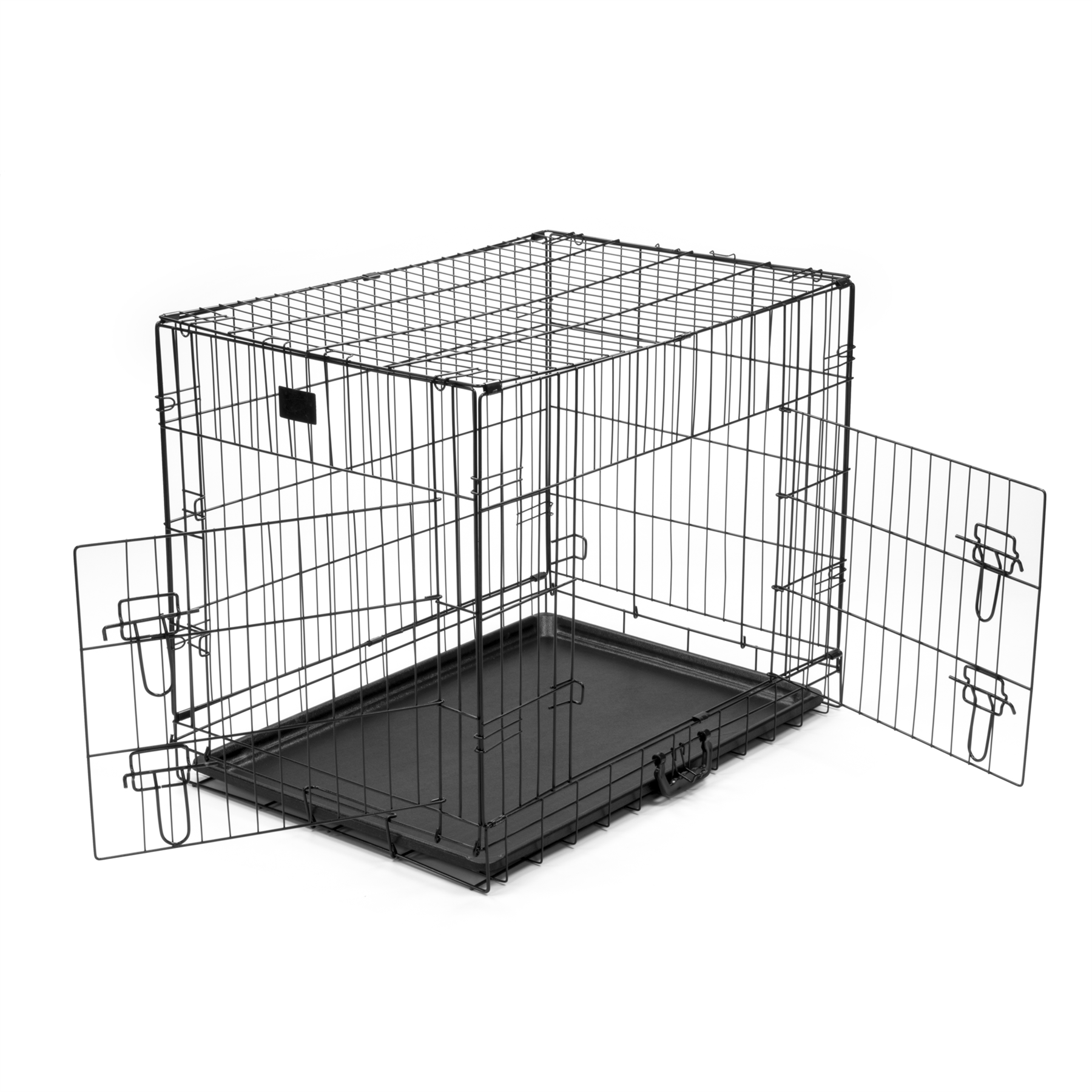 KCT Folding Pet Crates with Plastic Tray