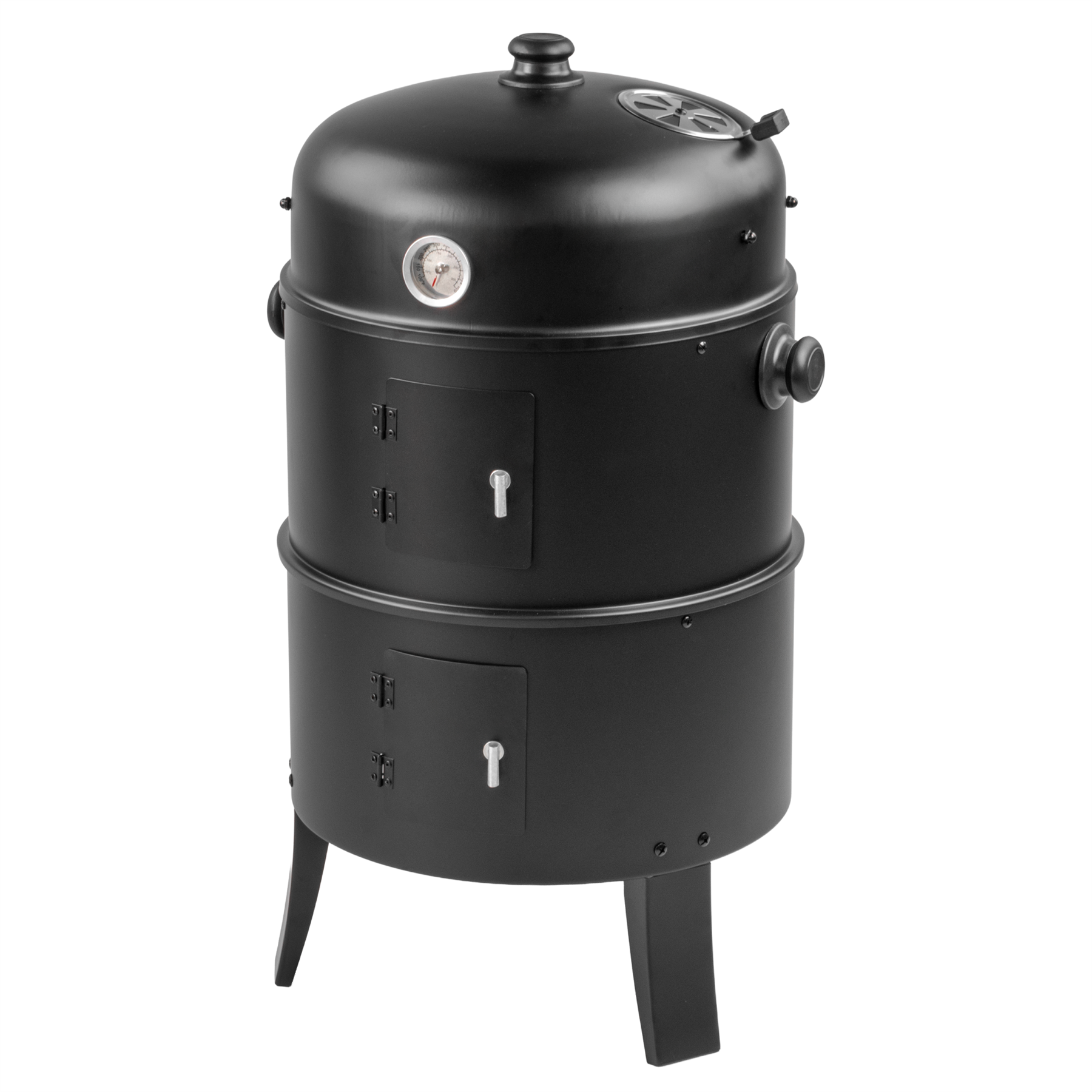 KCT 3 in 1 Upright BBQ Smoker and Grill