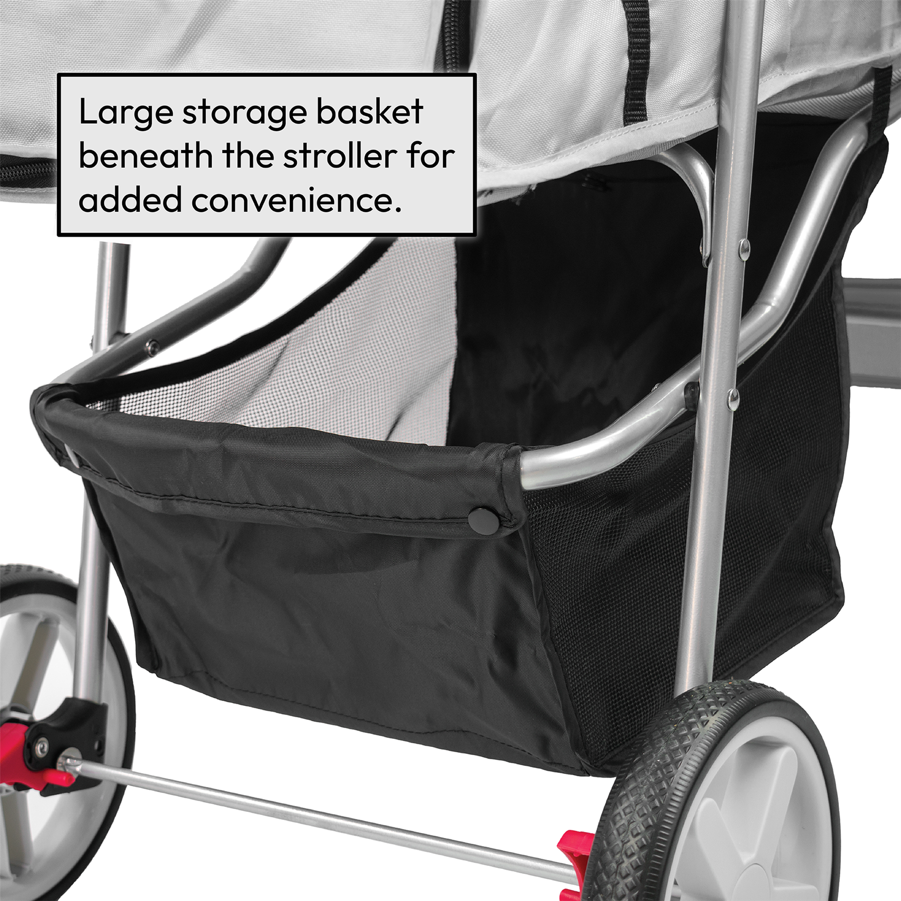 KCT Hooded Pet Stroller with Storage