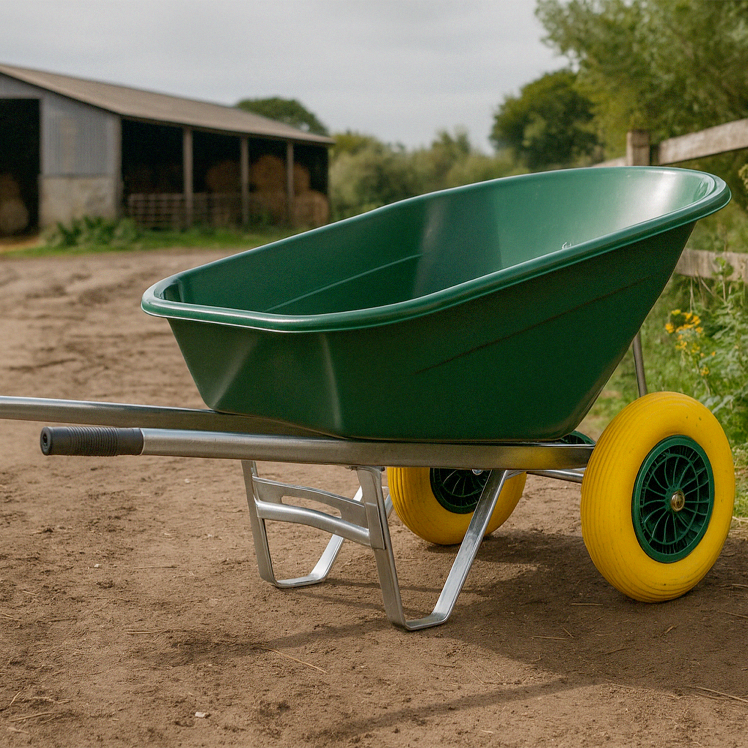 KCT 160L XL Twin Wheelbarrow