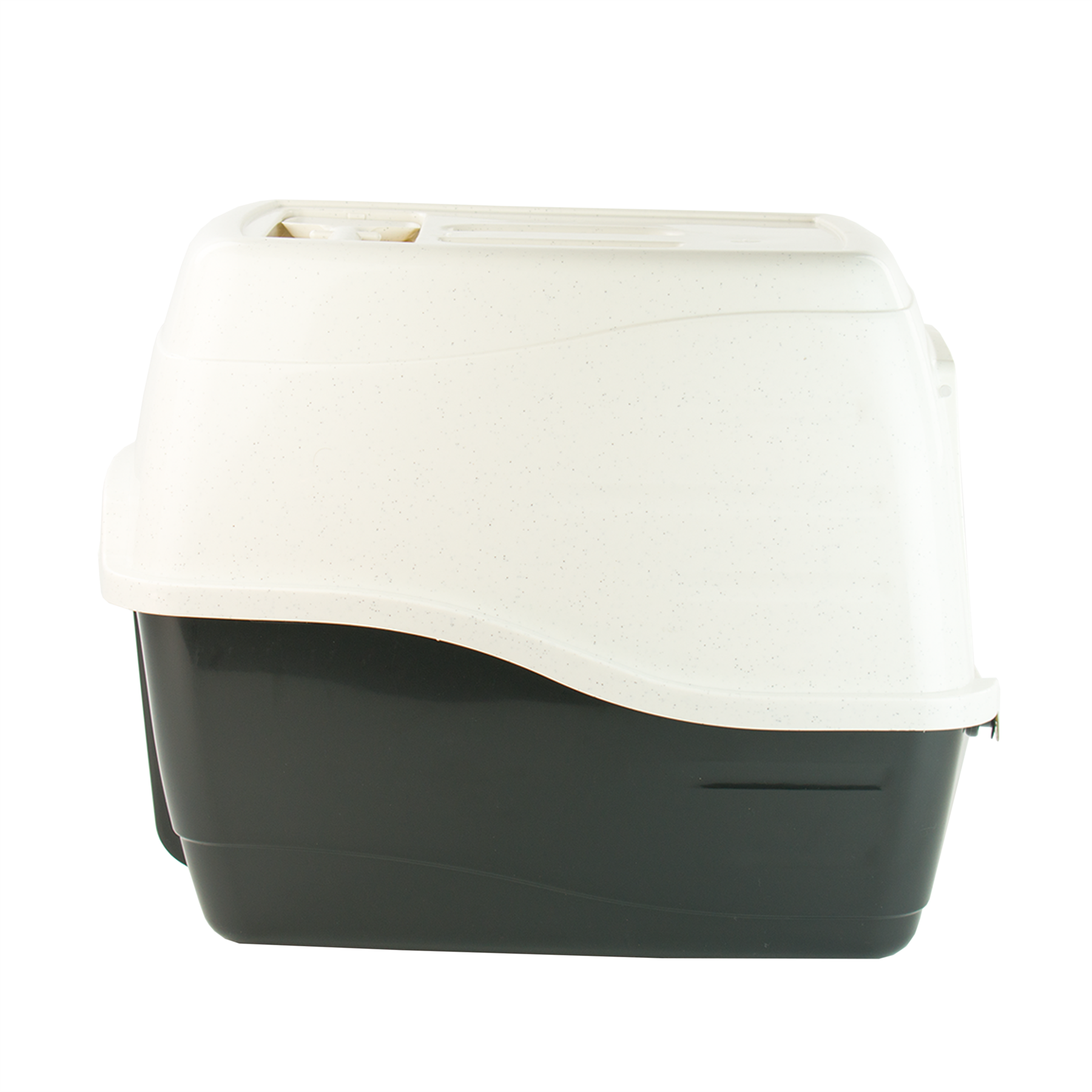 KCT Hooded Cat Litter Box/ Tray- Black