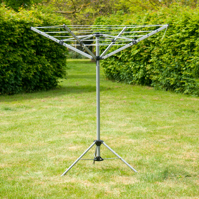KCT 4 Arm Portable Rotary Airer Washing Line