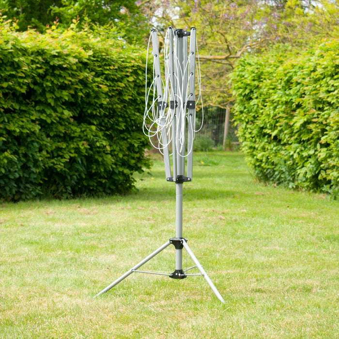 KCT 4 Arm Portable Rotary Airer Washing Line